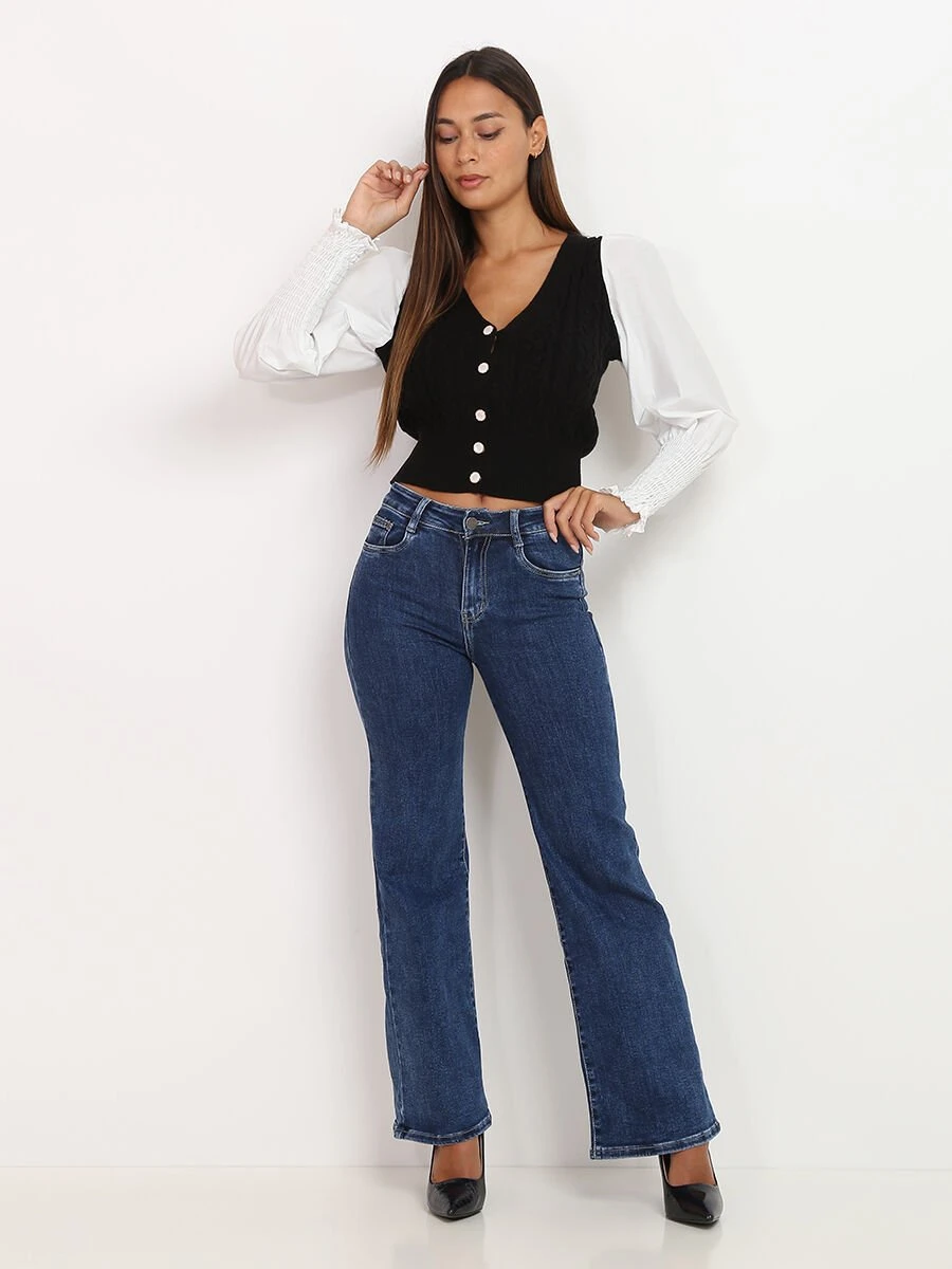 Jeans Coupe Flare 3 Jeans Coupe Flare – Image 3