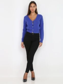 Jeans Skinny Basique 6 Jeans Skinny Basique -Look De Femme Soldes Boutique O09 C9162 1 BLK 3