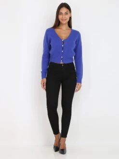 Jeans Skinny Basique 7 Jeans Skinny Basique -Look De Femme Soldes Boutique O09 C9162 1 BLK 4