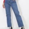 Jeans Mom Droit En Coton