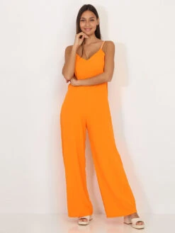 Combinaison Fluide Orange évasée Orange