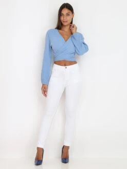 Jegging Skinny 6 Jegging Skinny -Look De Femme Soldes Boutique P15 C9165 2 WHT 3