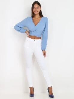 Jegging Skinny 7 Jegging Skinny -Look De Femme Soldes Boutique P15 C9165 2 WHT 4