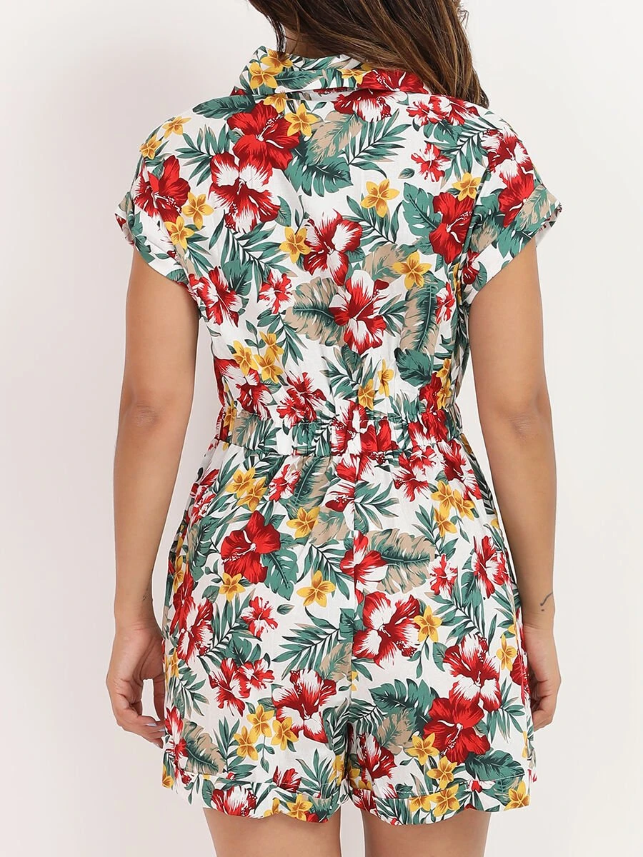 Combi-short à Imprimé Exotique 3 Combi-short à Imprimé Exotique – Image 3