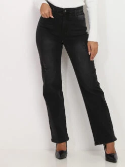 Jeans Large Effet Destroy