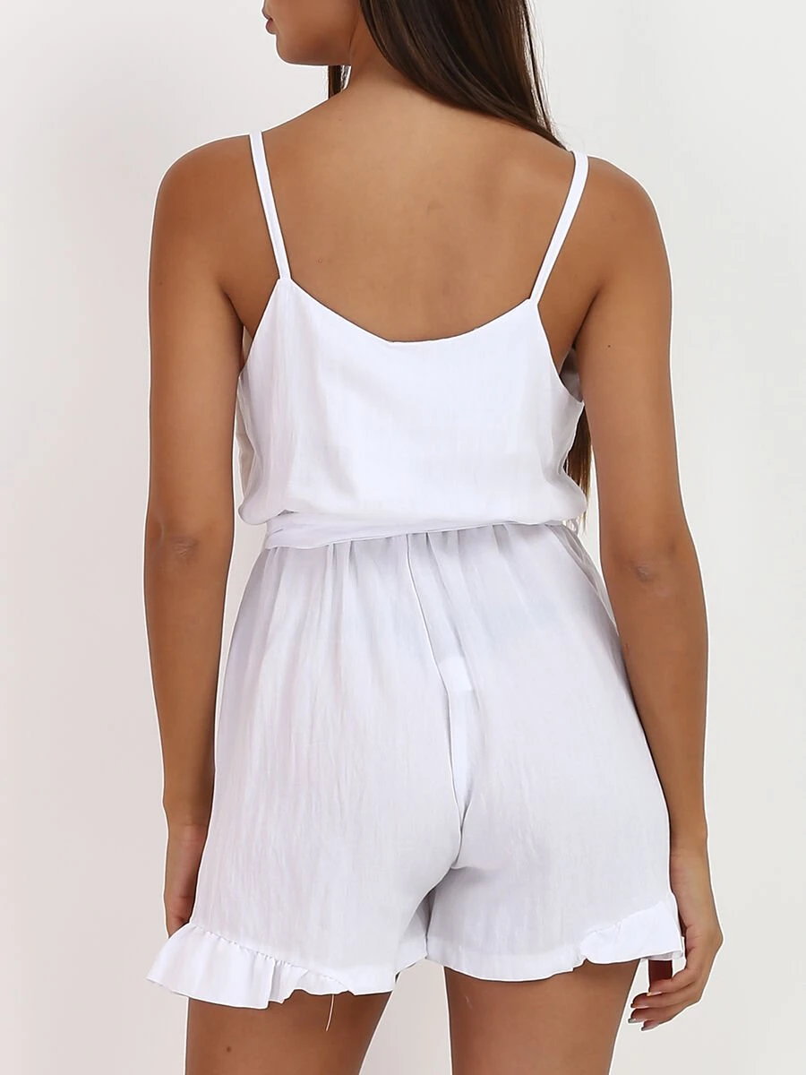 Combi-short à Volants Et à Boutons 2 Combi-short à Volants Et à Boutons – Image 2