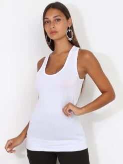 Débardeur Moulant Et Long