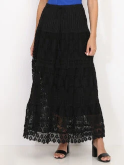 Jupe En Crochet Et Dentelle