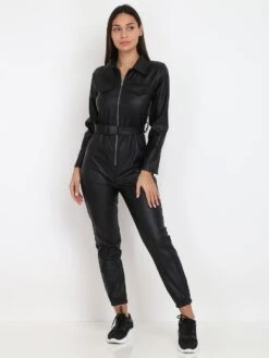 Combinaison En Simili Avec Ceinture Utilitaire