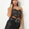 Top Bustier En Dentelle