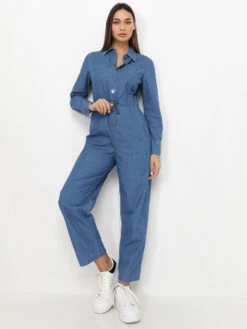 Combinaison De Travail Effet Denim