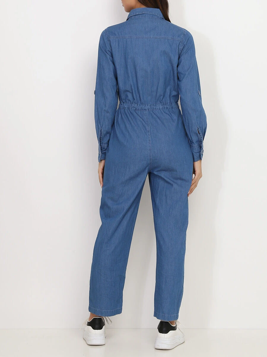 Combinaison De Travail Effet Denim 3 Combinaison De Travail Effet Denim – Image 3