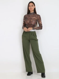 Body En Mech à Motif Marbré -Look De Femme Soldes Boutique S15 22585 27 BRW 4