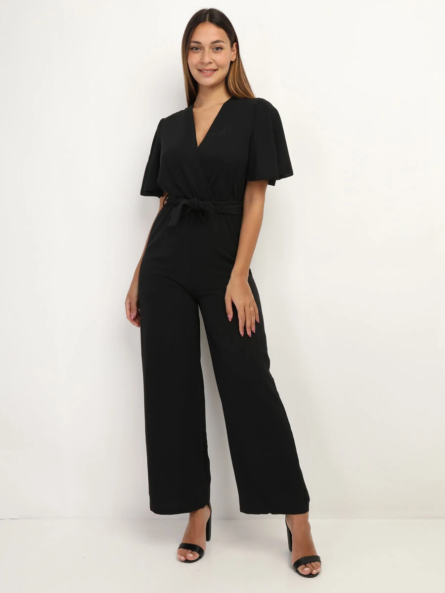 Combinaison Ceinturée à Manches Volantées 1 Combinaison Ceinturée à Manches Volantées