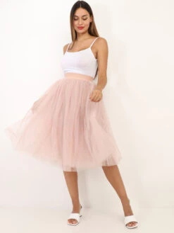 Jupe Midi En Tulle -Look De Femme Soldes Boutique T09 W2136 TAU 3