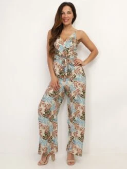 Combinaison Cache Cœur à Motif Feuilles