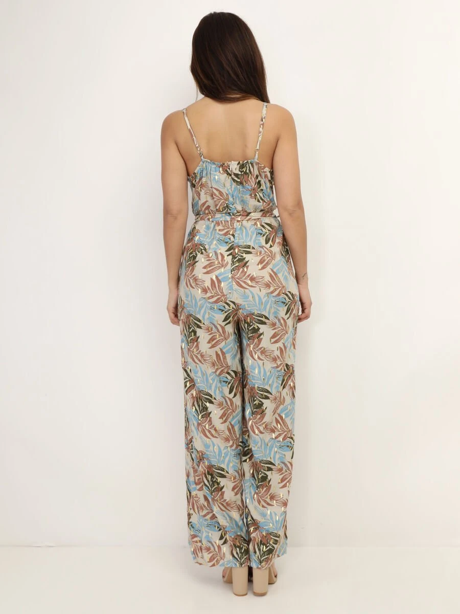 Combinaison Cache Cœur à Motif Feuilles 2 Combinaison Cache Cœur à Motif Feuilles – Image 2