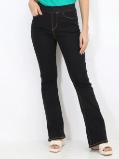 Jegging Flare Avec Coutures Contrastantes
