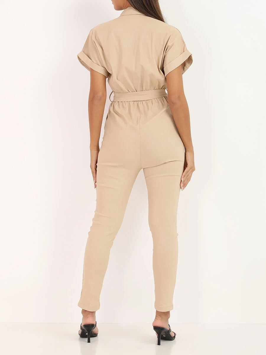 Combinaison Ceinturée à Fermeture Zippée 2 Combinaison Ceinturée à Fermeture Zippée – Image 2