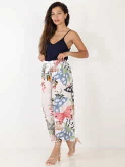 Caraco Fluide Bleu Marine à Fines Bretelles Bleu Marine -Look De Femme Soldes Boutique U17 2111 NVY 3