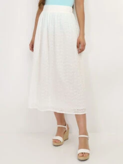 Jupe à Broderie Anglaise