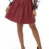 Jupe Plissée En Simili