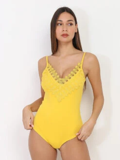 Body à Décolleté En Broderie