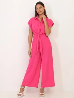 Combinaison Fluide à Nouer 6 Combinaison Fluide à Nouer -Look De Femme Soldes Boutique W04 23374 FSH 3