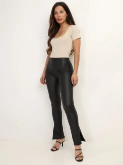 Body Moulant à Encolure Carrée 7 Body Moulant à Encolure Carrée -Look De Femme Soldes Boutique W16 2414 BGE 3