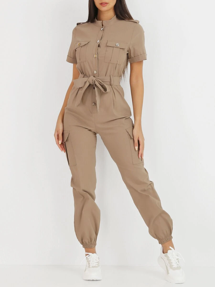 Combinaison Ceinturée à Poches 2 Combinaison Ceinturée à Poches – Image 2