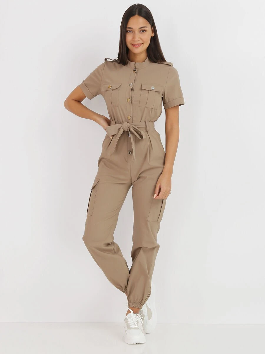 Combinaison Ceinturée à Poches 4 Combinaison Ceinturée à Poches – Image 4