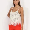 Top En Crochet à Franges